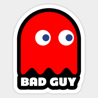 Pac-Man - Bad Guy - Pac Man - PacMan Sticker